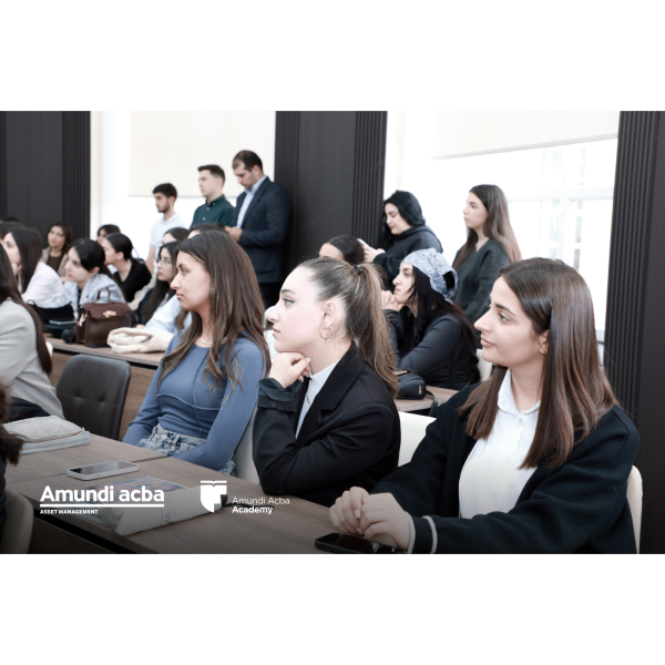 Meeting with students of the Armenian State University of Economics