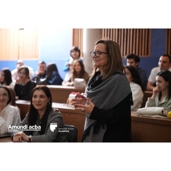 Meeting with students at the French University in Armenia