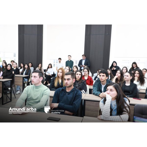 Meeting with students of the Armenian State University of Economics