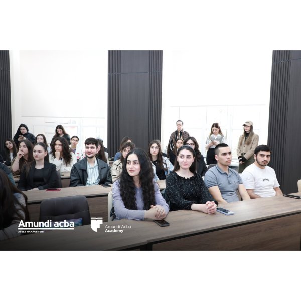 Meeting with students of the Armenian State University of Economics